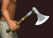 Callistan's Blood Soaked Cleaver (Equipped)