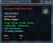 Earring of the Fiery Sun