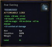 Fear Earring