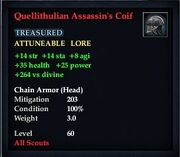 Quellithulian Assassin's Coif