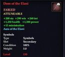 Dom of the Elani (Equipment)
