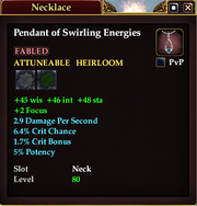 Pendant of Swirling Energies