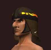 Rake's Black Wolf Chain Helmet (Equipped)