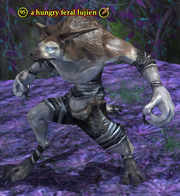 A hugry feral lujien