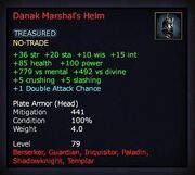 Danak marshal's helm