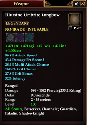 Illumine Umbrite Longbow