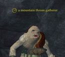 A mountain throm gatherer