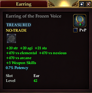 Earring of the Frozen Voice
