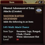 Ethereal Adornment of Extra Attacks (Greater)