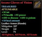Arcane Gloves of Vision