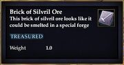 Brick of Silvril Ore