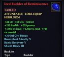 Iced Buckler of Reminiscence