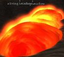 A living lava flow