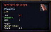 Bartending for Sadists