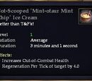 Bot-Scooped "Mint-otaur Mint Chip" Ice Cream