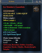 Ice Maiden's Gauntlets