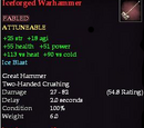 Iceforged Warhammer