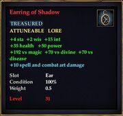 Earring of Shadow