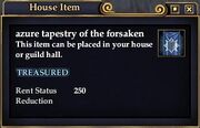 Azure tapestry of the forsaken examine