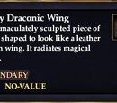 Ebony Draconic Wing