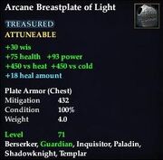 Arcane Breastplate of Light