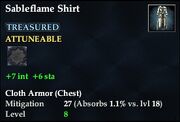 Sableflame Shirt