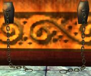 Wall shackles (Visible)