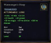 Warmonger's Hoop