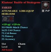 Klaatuus' Bauble of Strategems
