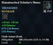 Manatouched Scholar's Shoes