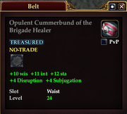 Opulent Cummerbund of the Brigade Healer