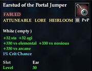Earstud of the Portal Jumper