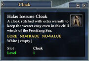 Halas Icerune Cloak