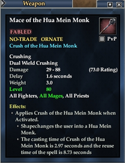 Mace of the Hua Mein Monk