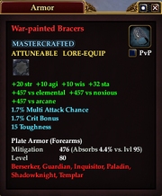 War-painted Bracers