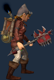Hammer of Courageous Waters (Equipped)