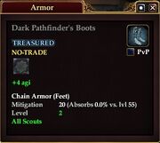 Dark Pathfinder's Boots