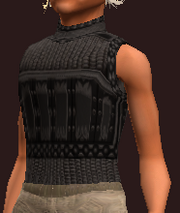 Hammered Black Iron Chainmail (Equipped)