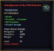 Handguards of the Witchdoctor