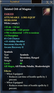 Tainted Orb of Magma