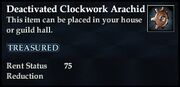 Deactivated Clockwork Arachnid