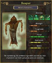 Reaper arena stats