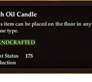 Fish Oil Candle (House Item)