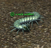A rock writher