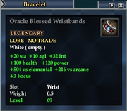 Oracle Blessed Wristbands