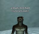 A shady merchant