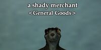 A shady merchant