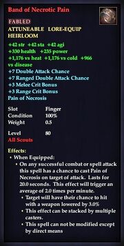 Band of Necrotic Pain