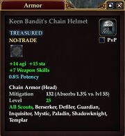 Keen Bandit's Chain Helmet