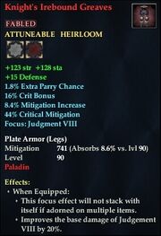 Knight's Irebound Greaves